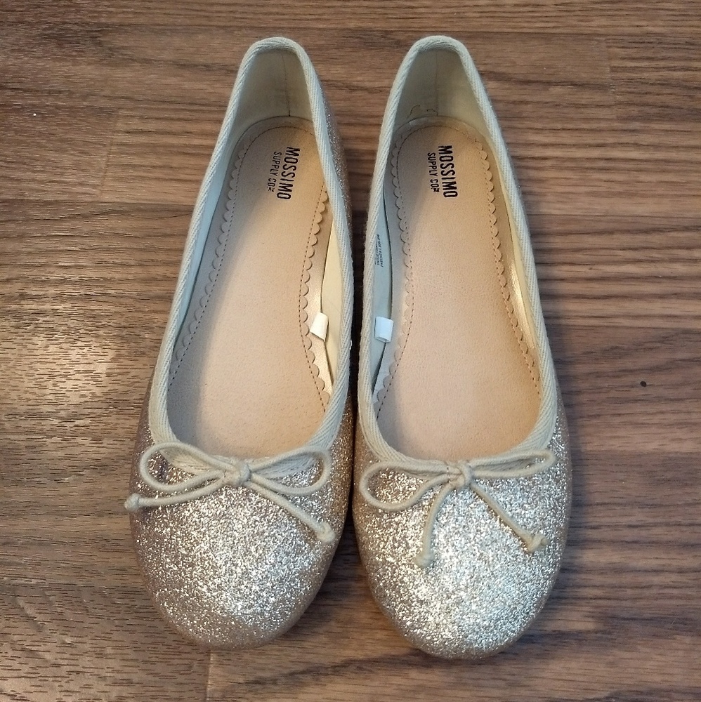 Mossimo Gold Ballet Flats